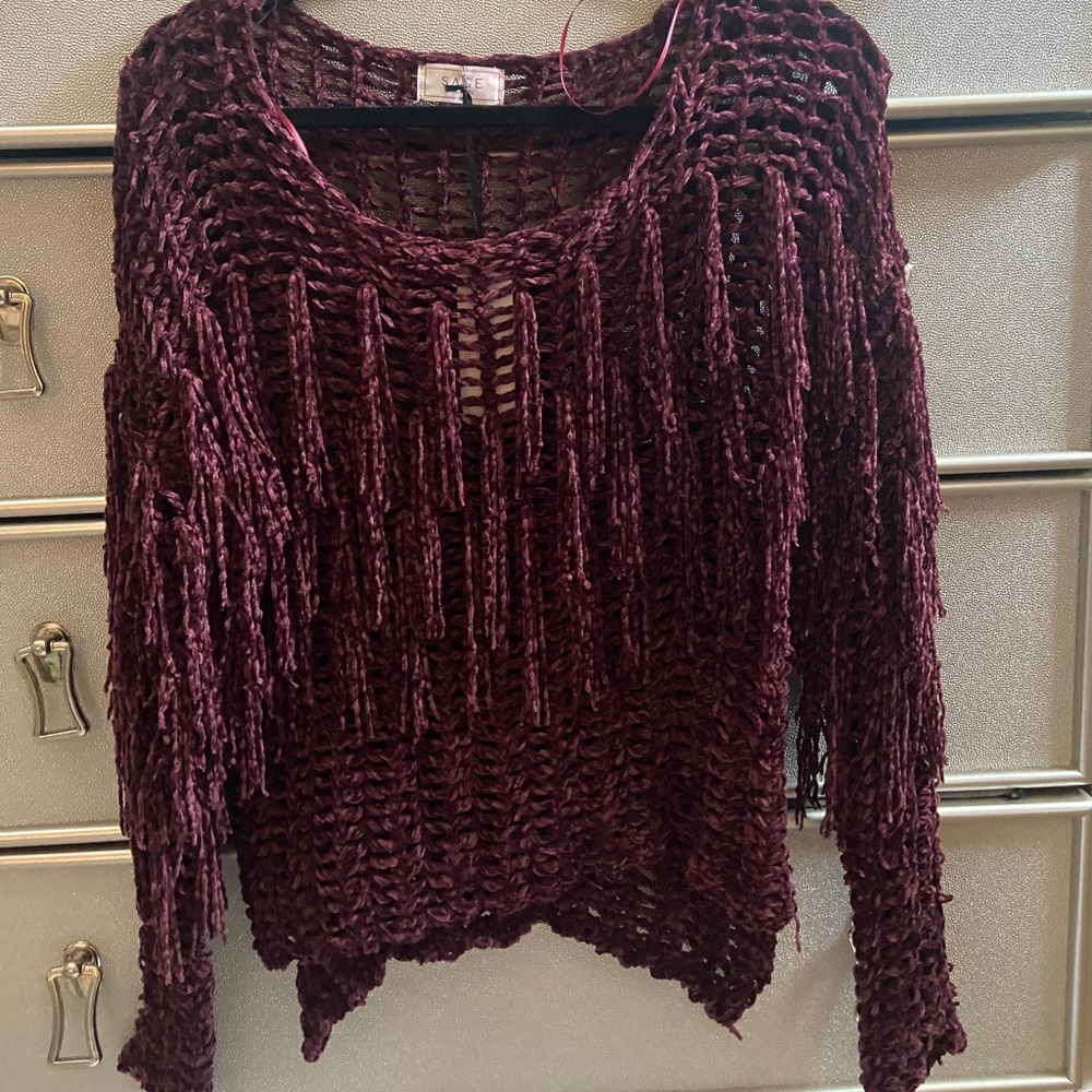 Purple sweater